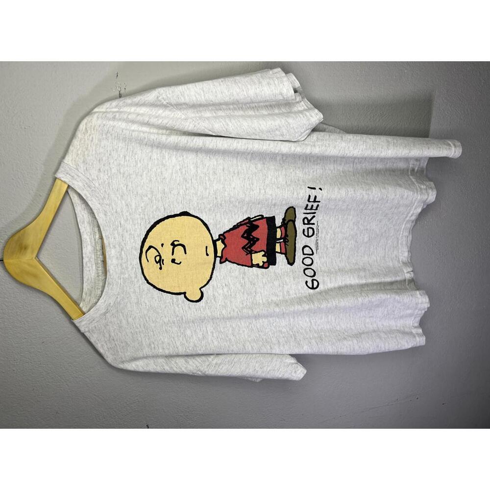 Vintage Ashmore Charlie Brown Graphic Tee - 'Good Grief!'